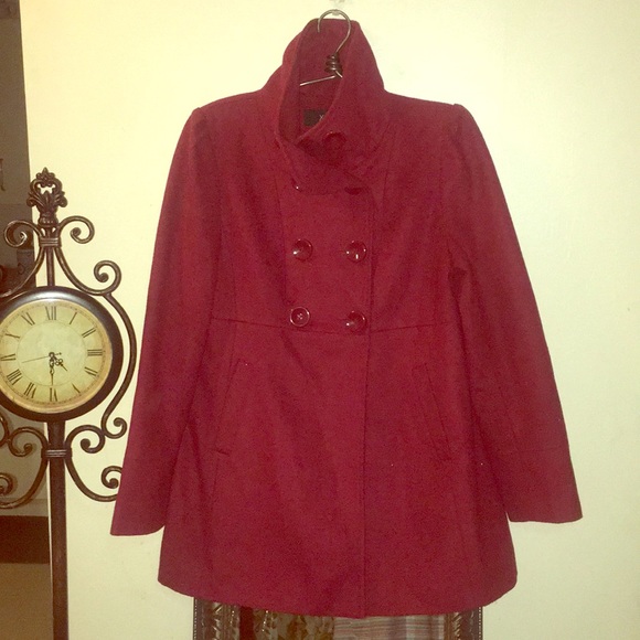 Ruby red coat - Picture 1 of 3